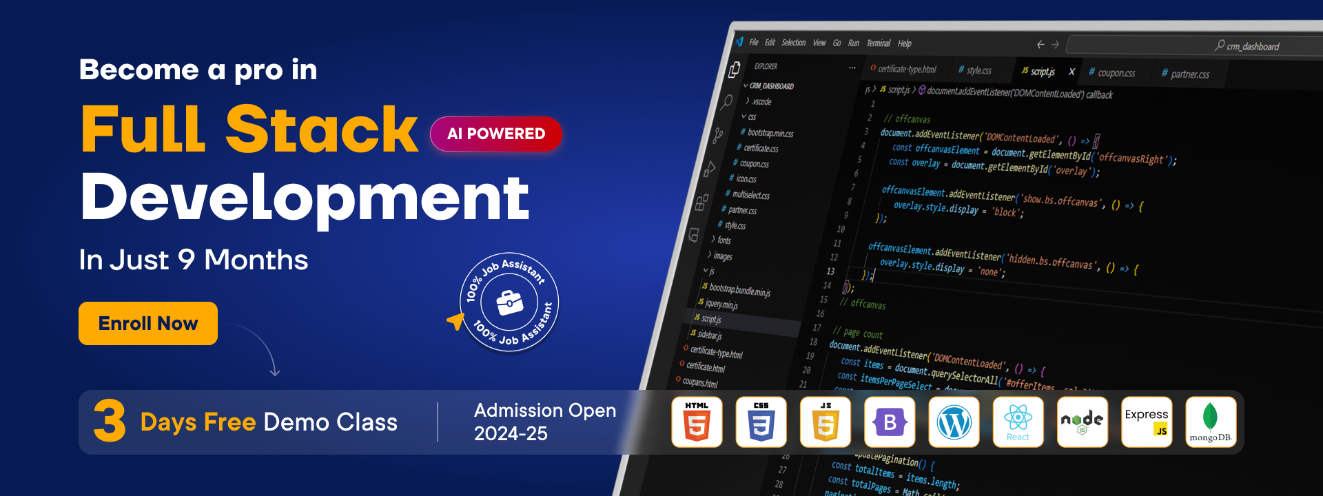 Full Stack Development